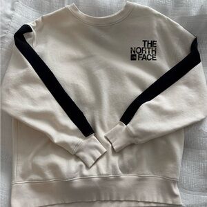 The North Face women’s Crewneck Sweater in Cream and Black